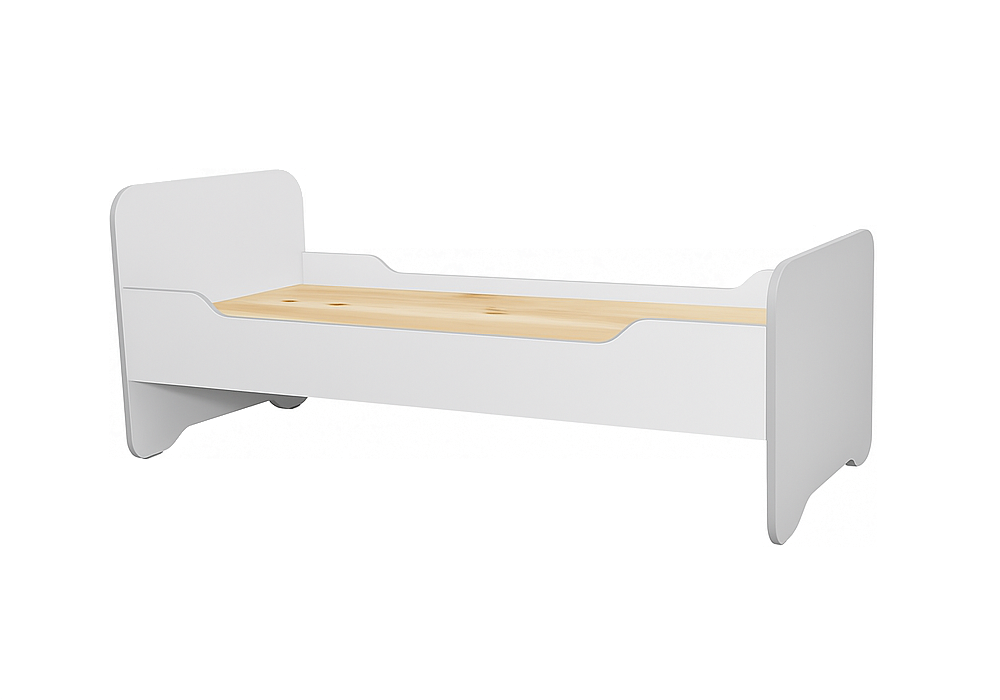 Дитяче 1-спальне ліжко, ЛЕЛЕКА, 1432х634х615 мм.